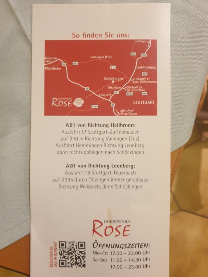 Landgasthof Rose Ξενοδοχείο Ditzingen Εξωτερικό φωτογραφία